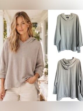 Bryn Walker Hoodie Relaxed Fit Size 2XL Sage Green